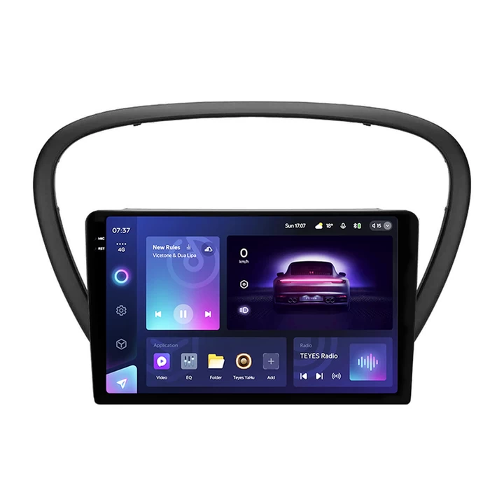 Navigatie Auto Teyes CC3 2K 360° Peugeot 607 2004-2010 6+128GB 9.5" QLED Octa-core 2Ghz, Android 4G Bluetooth 5.1 DSP [1]