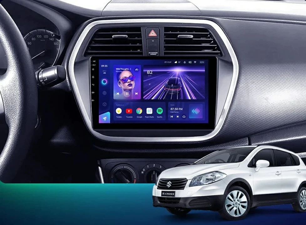 Navigatie Auto Teyes CC3 2K 360° Suzuki S Cross 2012-2016 6+128GB 9.5" QLED Octa-core 2Ghz, Android 4G Bluetooth 5.1 DSP [2]