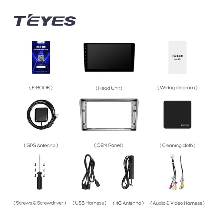 Navigatie Auto Teyes CC3 2K 360° Toyota Avensis 2 2003-2009 6+128GB 9.5" QLED Octa-core 2Ghz, Android 4G Bluetooth 5.1 DSP [3]