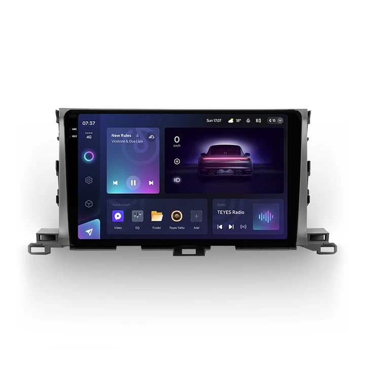 Navigatie Auto Teyes CC3 2K 360° Toyota Highlander 3 2013-2018 6+128GB 10.36" QLED Octa-core 2Ghz, Android 4G Bluetooth 5.1 DSP [1]