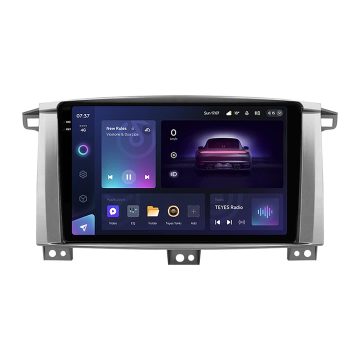 Navigatie Auto Teyes CC3 2K 360° Toyota Land Cruiser LC J100 2002-2007 6+128GB 9.5" QLED Octa-core 2Ghz, Android 4G Bluetooth 5.1 DSP [1]