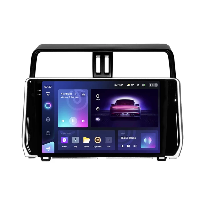 Navigatie Auto Teyes CC3 2K 360° Toyota Land Cruiser Prado J200 2017-2018 6+128GB 10.36" QLED Octa-core 2Ghz, Android 4G Bluetooth 5.1 DSP [1]