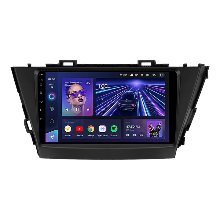 Navigatie Auto Teyes CC3 2K 360° Toyota Prius XW30 2009-2015 6+128GB 9.5" QLED Octa-core 2Ghz, Android 4G Bluetooth 5.1 DSP [1]