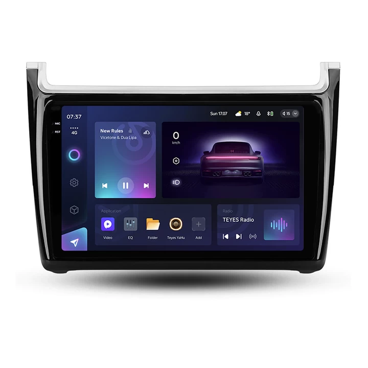Navigatie Auto Teyes CC3 2K 360° Volkswagen Polo 5 2008-2020 6+128GB 9.5" QLED Octa-core 2Ghz, Android 4G Bluetooth 5.1 DSP [1]