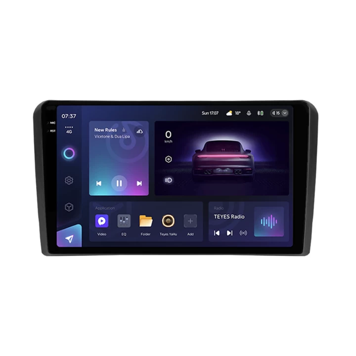 Navigatie Auto Teyes CC3 2K Audi A3 8P 2004-2013 6+128GB 9.5" QLED Octa-core 2Ghz Android 4G Bluetooth 5.1 DSP [1]