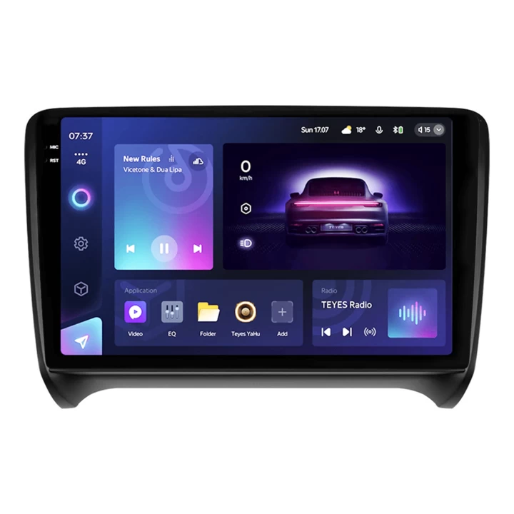 Navigatie Auto Teyes CC3 2K Audi TT 8J 2006-2014 4+64GB 9.5" QLED Octa-core 2Ghz, Android 4G Bluetooth 5.1 DSP [1]