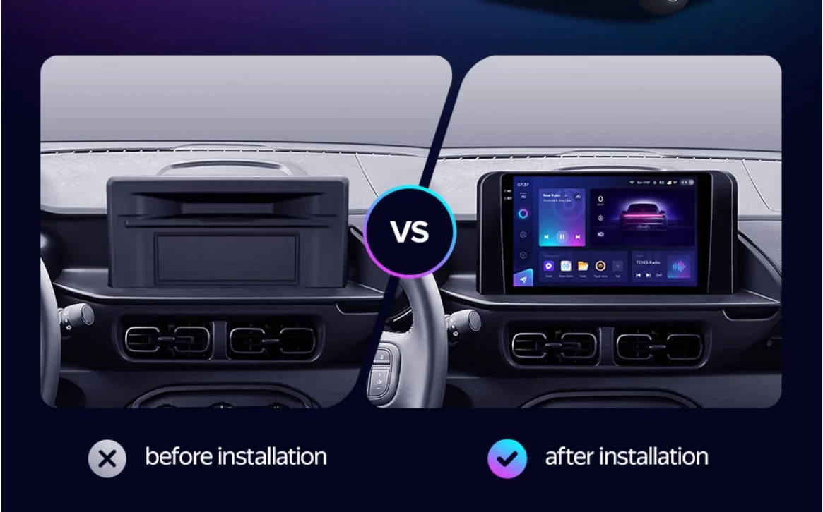 Navigatie Auto Teyes CC3 2K Citroen C3 CC21 2022-2023 4+64GB 10.36" QLED Octa-core 2Ghz, Android 4G Bluetooth 5.1 DSP [3]