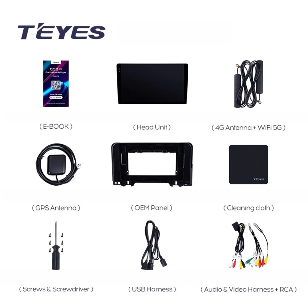 Navigatie Auto Teyes CC3 2K Citroen C3 CC21 2022-2023 6+128GB 10.36" QLED Octa-core 2Ghz, Android 4G Bluetooth 5.1 DSP [8]