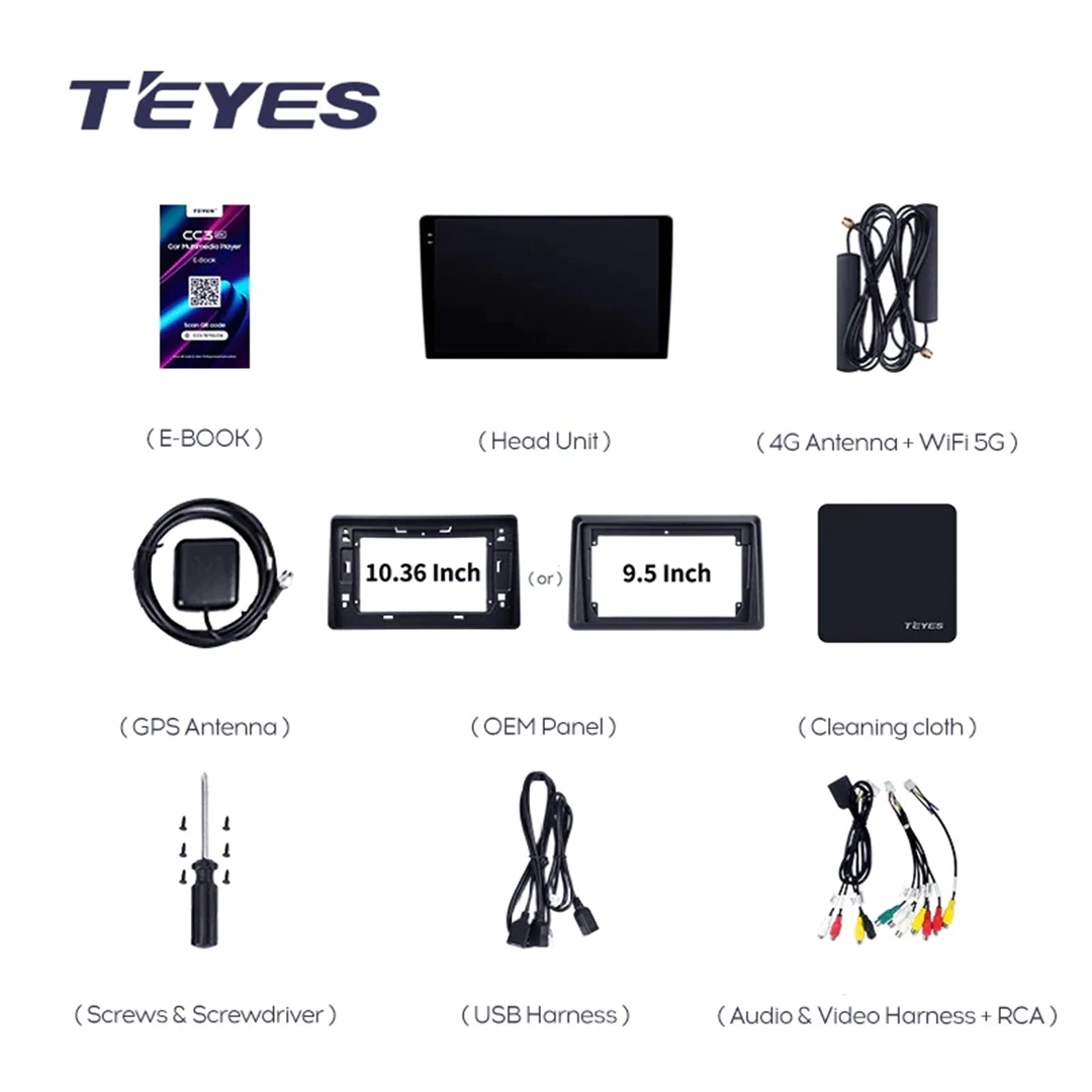Navigatie Auto Teyes CC3 2K Dacia Duster 2 2023-2024 4+32GB 10.36" QLED Octa-core 2Ghz, Android 4G Bluetooth 5.1 DSP [8]