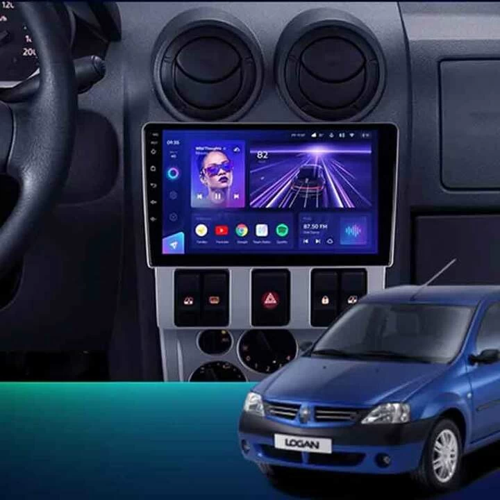 Navigatie Auto Teyes CC3 2K Dacia Logan 1 2004-2008 4+32GB 9.5" QLED Octa-core 2Ghz Android 4G Bluetooth 5.1 DSP [2]