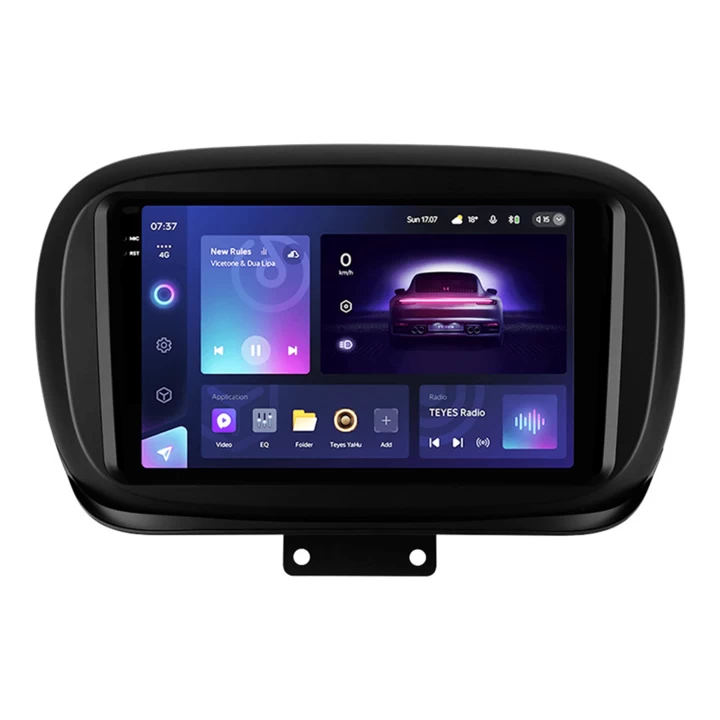 Navigatie Auto Teyes CC3 2K Fiat 500X 2014-2018 6+128GB 9.5" QLED Octa-core 2Ghz Android 4G Bluetooth 5.1 DSP [1]
