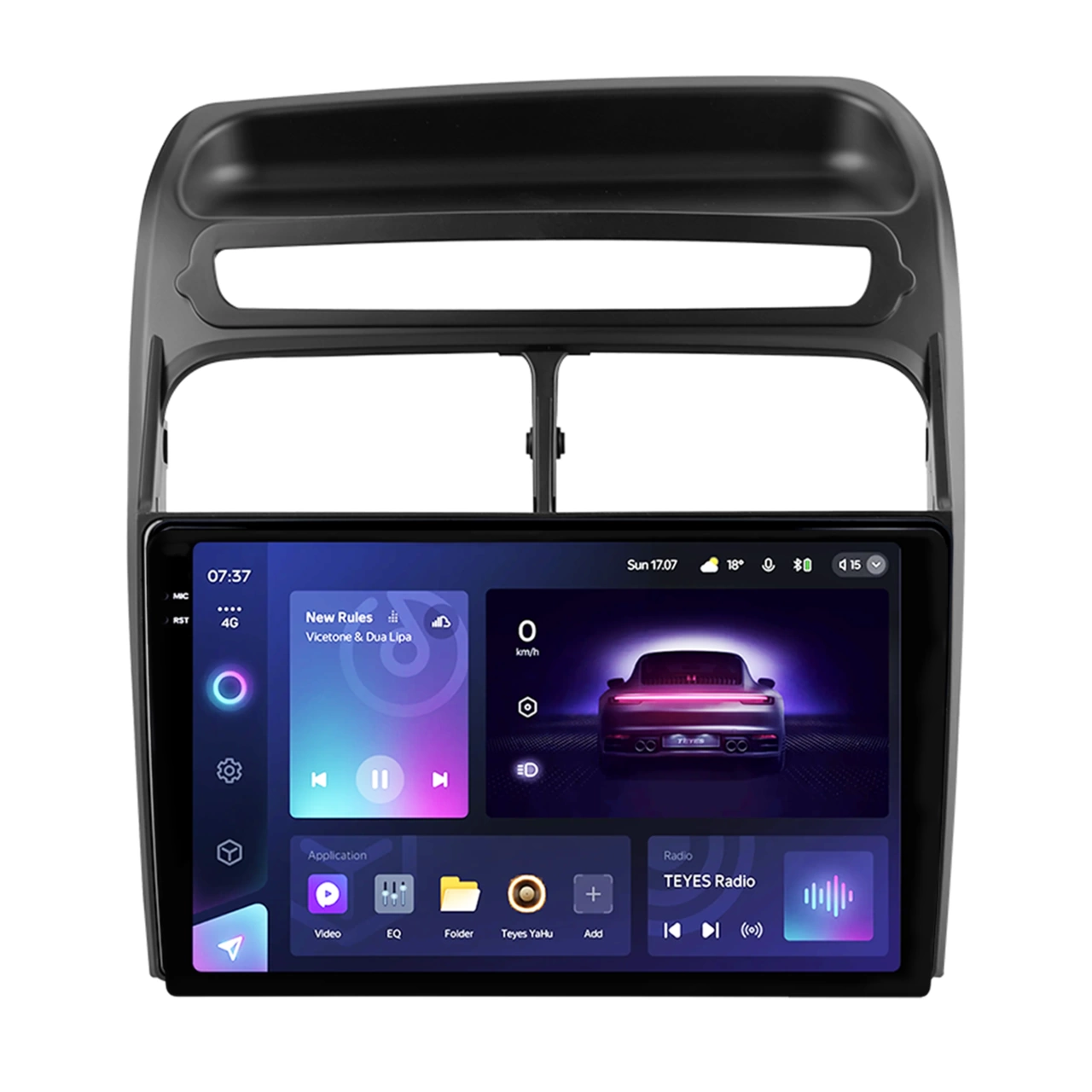 Navigatie Auto Teyes CC3 2K Fiat Linea 2006-2012 4+64GB 9.5" QLED Octa-core 2Ghz, Android 4G Bluetooth 5.1 DSP [1]