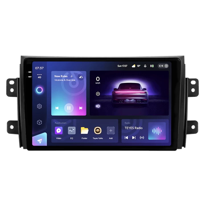 Navigatie Auto Teyes CC3 2K Fiat Sedici 2005-2014 4+64GB 9.5" QLED Octa-core 2Ghz, Android 4G Bluetooth 5.1 DSP [1]