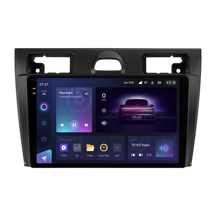 Navigatie Auto Teyes CC3 2K Ford Fiesta 5 2002-2008 6+128GB 9.5" QLED Octa-core 2Ghz, Android 4G Bluetooth 5.1 DSP [1]