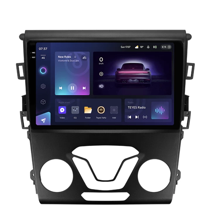 Navigatie Auto Teyes CC3 2K Ford Mondeo 4 2014-2022 6+128GB 9.5" QLED Octa-core 2Ghz Android 4G Bluetooth 5.1 DSP [1]