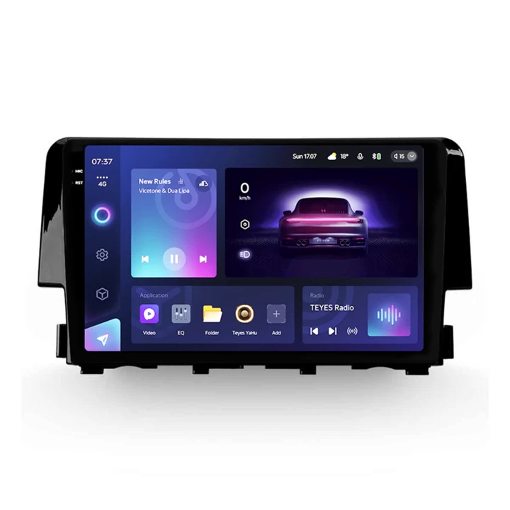 Navigatie Auto Teyes CC3 2K Honda Civic 10 2015-2020 6+128GB 9.5" QLED Octa-core 2Ghz, Android 4G Bluetooth 5.1 DSP [1]