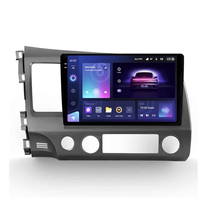 Navigatie Auto Teyes CC3 2K Honda Civic 8 2005-2012 6+128GB 10.36" QLED Octa-core 2Ghz, Android 4G Bluetooth 5.1 DSP [1]