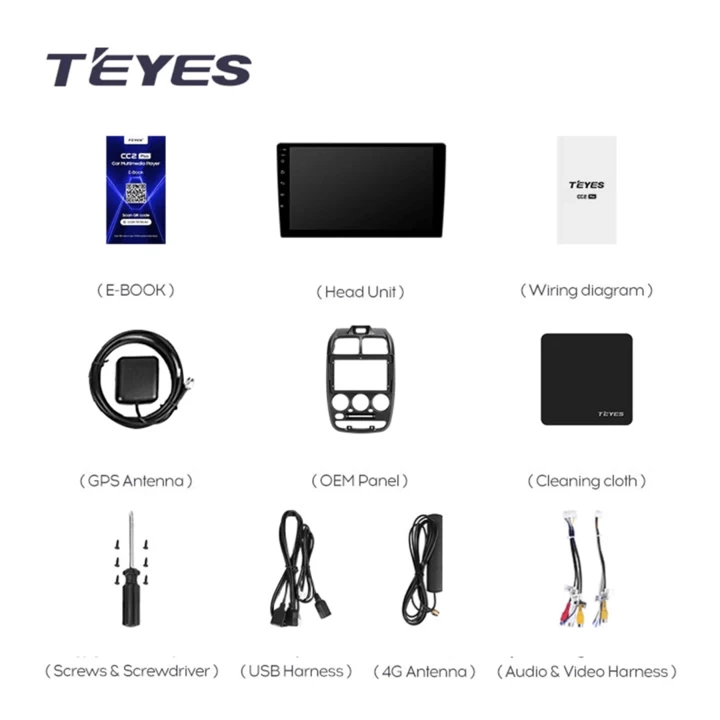 Navigatie Auto Teyes CC3 2K Hyundai Accent 2 1999-2012 4+64GB 9.5" QLED Octa-core 2Ghz, Android 4G Bluetooth 5.1 DSP [6]