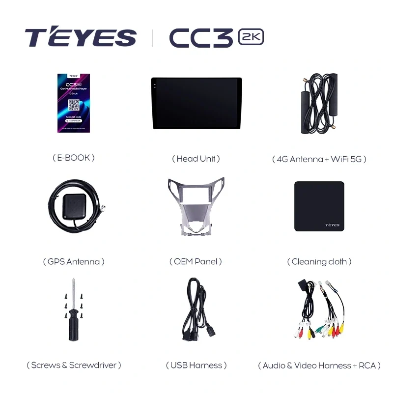Navigatie Auto Teyes CC3 2K Hyundai Azera 2011-2014 6+128GB 9.5" QLED Octa-core 2Ghz, Android 4G Bluetooth 5.1 DSP [8]