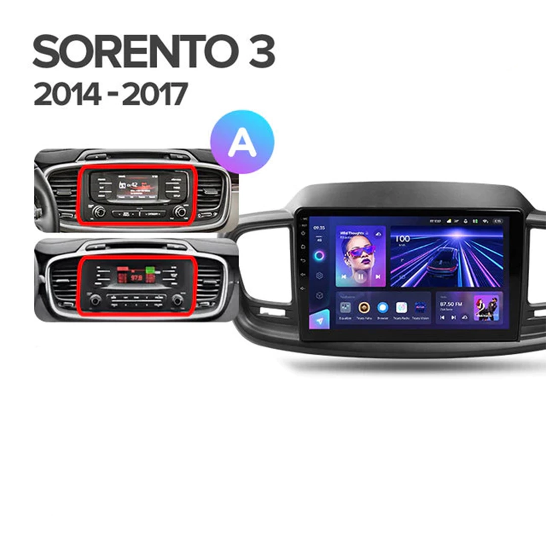 Navigatie Auto Teyes CC3 2K Kia Sorento 2015-2020 6+128GB 10.36" QLED Octa-core 2Ghz, Android 4G Bluetooth 5.1 DSP [8]