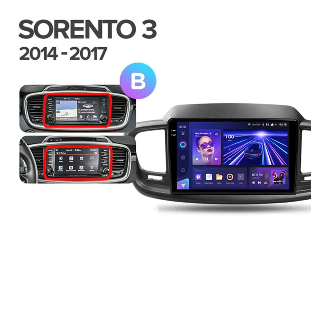 Navigatie Auto Teyes CC3 2K Kia Sorento 2015-2020 6+128GB 10.36" QLED Octa-core 2Ghz, Android 4G Bluetooth 5.1 DSP [9]