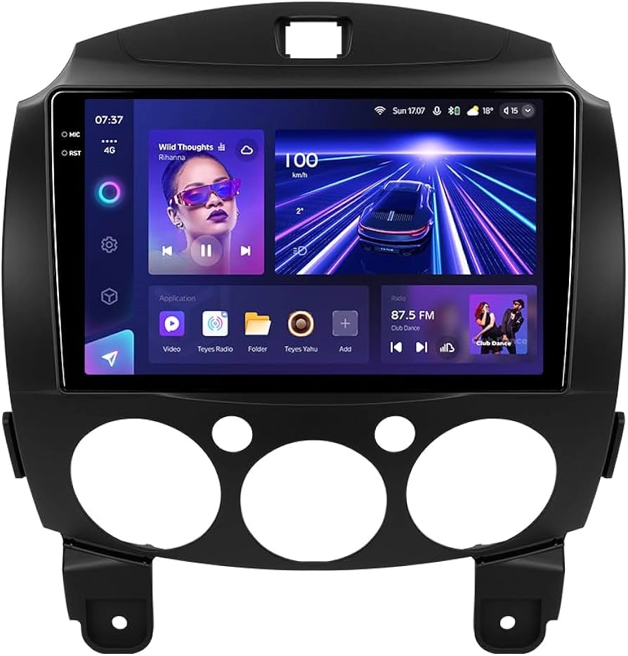 Navigatie Auto Teyes CC3 2K Mazda Demio 2007-2014 4+64GB 9.5" QLED Octa-core 2Ghz, Android 4G Bluetooth 5.1 DSP [1]
