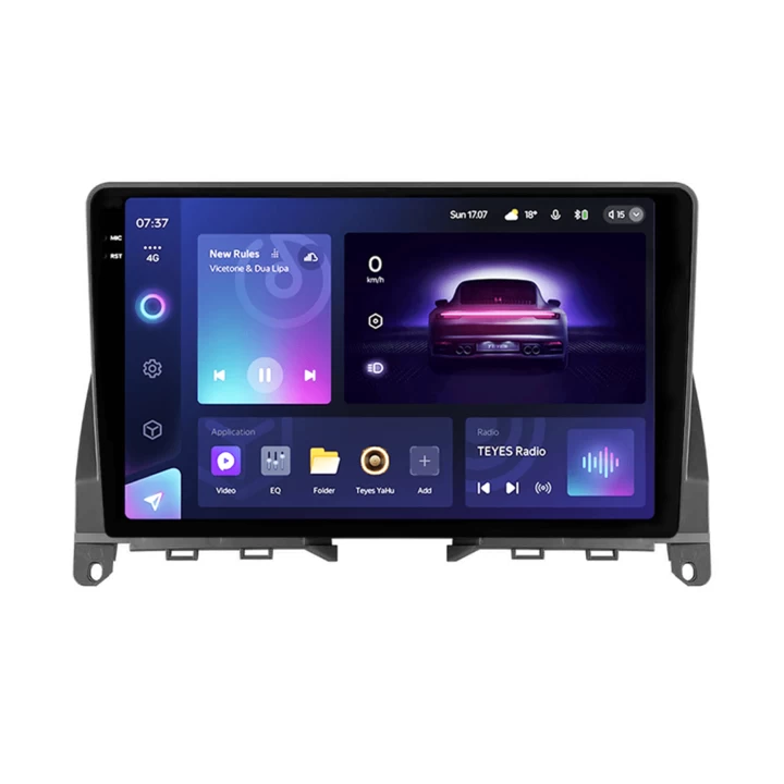 Navigatie Auto Teyes CC3 2K Mercedes-Benz C Class W204 2008-2011 4+32GB 9.5" QLED Octa-core 2Ghz Android 4G Bluetooth 5.1 DSP [1]