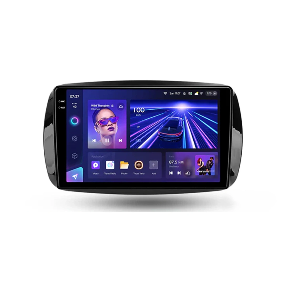 Navigatie Auto Teyes CC3 2K Mercedes-Benz Fortwo 2014-2023 6+128GB 9.5" QLED Octa-core 2Ghz, Android 4G Bluetooth 5.1 DSP [1]