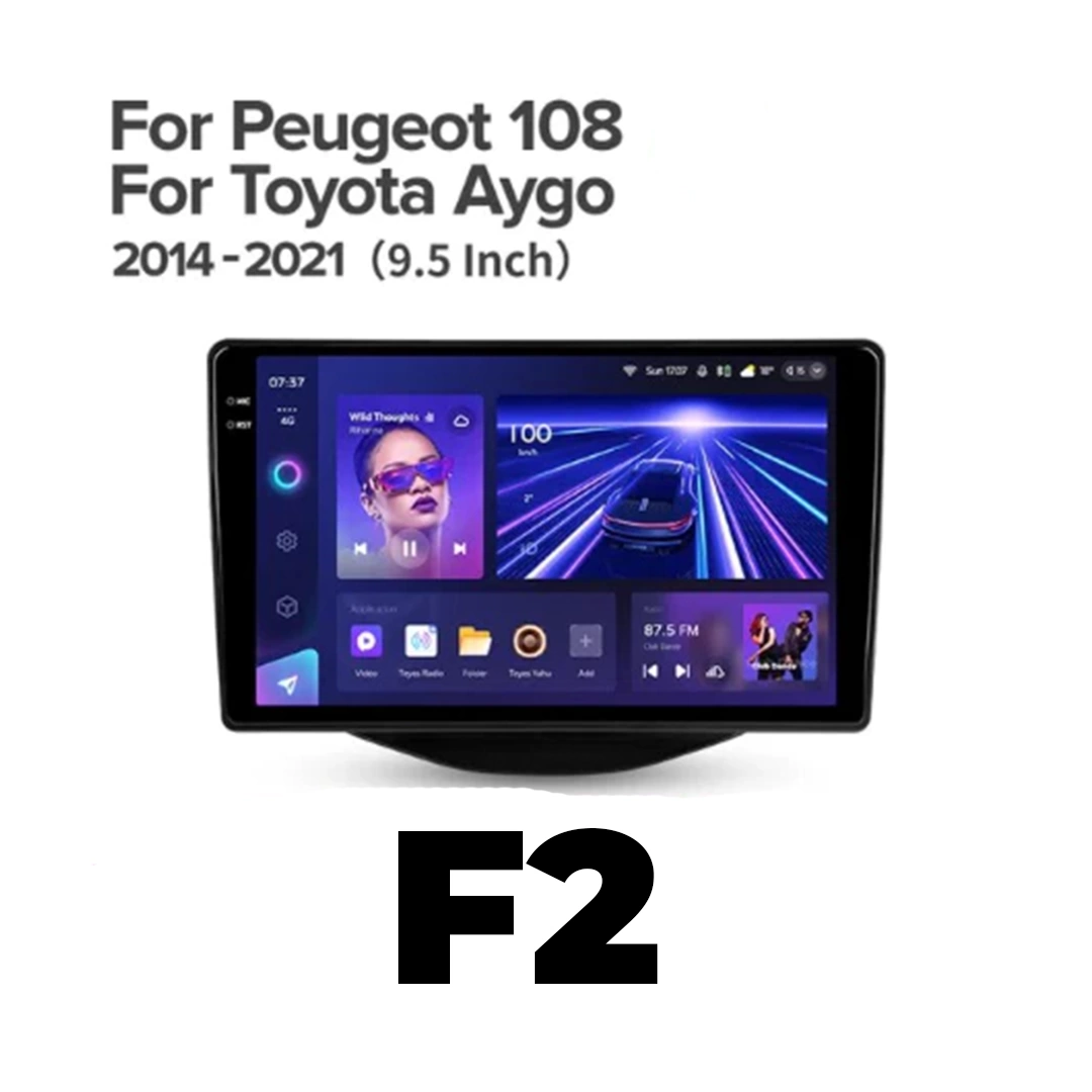 Navigatie Auto Teyes CC3 2K Peugeot 108 2014-2021 4+64GB 10.36" QLED Octa-core 2Ghz, Android 4G Bluetooth 5.1 DSP [9]