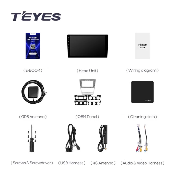 Navigatie Auto Teyes CC3 2K Skoda Octavia 2 2004-2013 6+128GB 10.36" QLED Octa-core 2Ghz Android 4G Bluetooth 5.1 DSP [10]