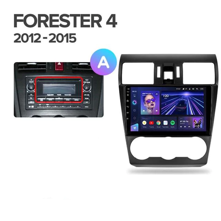 Navigatie Auto Teyes CC3 2K Subaru Forester 4 2012-2018 4+32GB 9.5" QLED Octa-core 2Ghz Android 4G Bluetooth 5.1 DSP [8]