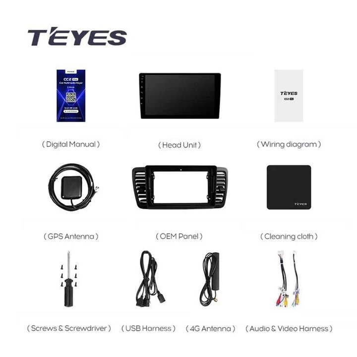 Navigatie Auto Teyes CC3 2K Subaru Legacy 4 2003-2009 4+64GB 9.5" QLED Octa-core 2Ghz, Android 4G Bluetooth 5.1 DSP [8]
