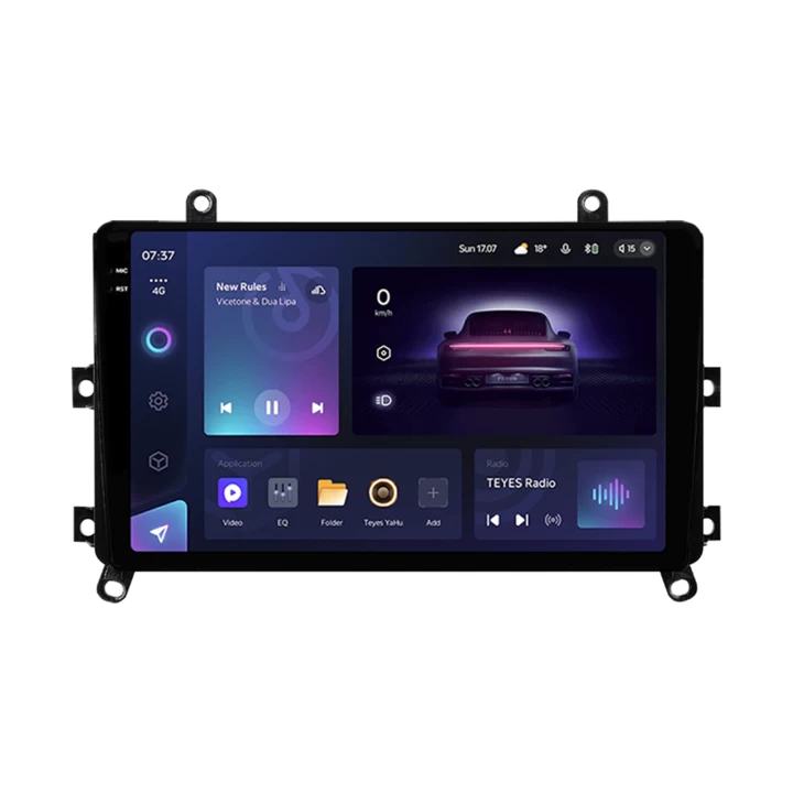 Navigatie Auto Teyes CC3 2K Toyota Highlander 4 2019-2021 4+64GB 9.5" QLED Octa-core 2Ghz, Android 4G Bluetooth 5.1 DSP [1]
