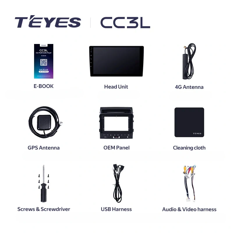 Navigatie Auto Teyes CC3 2K Toyota Land Cruiser 11 J200 2007-2015 4+32GB 10.36" QLED Octa-core 2Ghz, Android 4G Bluetooth 5.1 DSP [11]