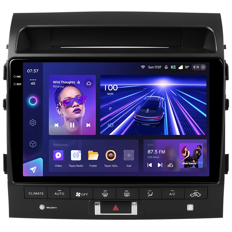 Navigatie Auto Teyes CC3 2K Toyota Land Cruiser 11 J200 2007-2015 6+128GB 10.36" QLED Octa-core 2Ghz, Android 4G Bluetooth 5.1 DSP [1]