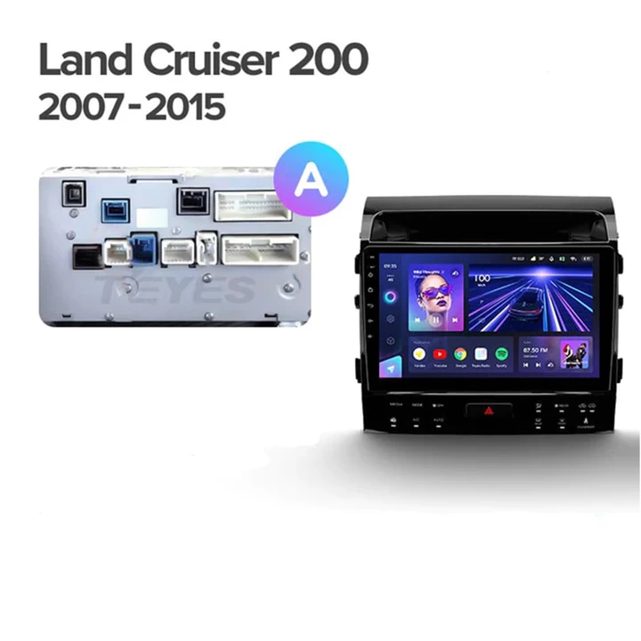Navigatie Auto Teyes CC3 2K Toyota Land Cruiser 11 J200 2007-2015 II 4+64GB 10.36" QLED Octa-core 2Ghz, Android 4G Bluetooth 5.1 DSP [8]