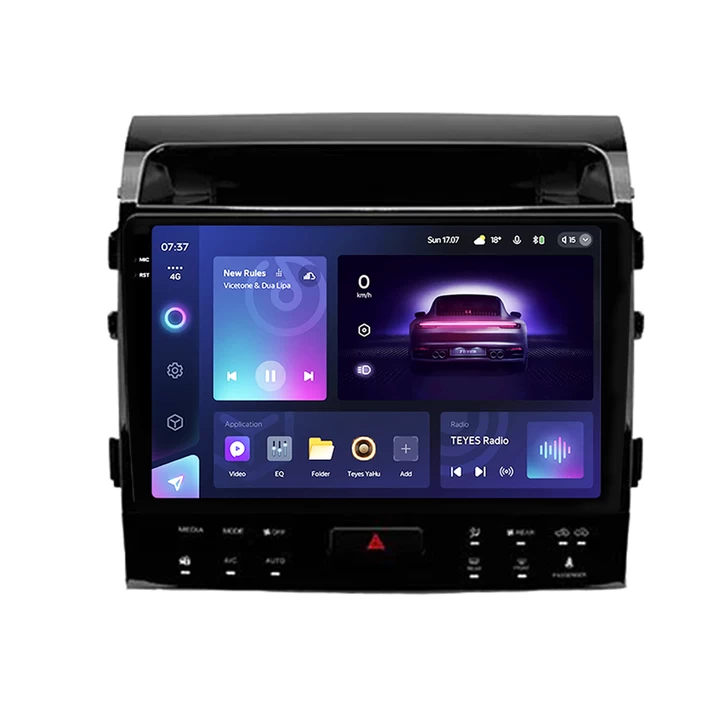 Navigatie Auto Teyes CC3 2K Toyota Land Cruiser 11 J200 2007-2015 II 6+128GB 10.36" QLED Octa-core 2Ghz, Android 4G Bluetooth 5.1 DSP [1]
