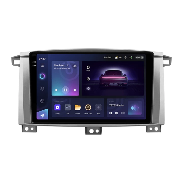 Navigatie Auto Teyes CC3 2K Toyota Land Cruiser LC J100 2002-2007 6+128GB 9.5" QLED Octa-core 2Ghz, Android 4G Bluetooth 5.1 DSP [1]