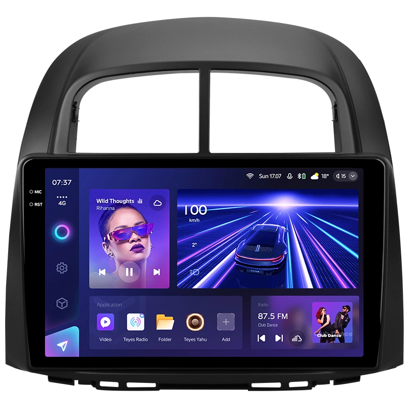 Navigatie Auto Teyes CC3 2K Toyota Passo XC10 2004-2010 6+128GB 10.36" QLED Octa-core 2Ghz, Android 4G Bluetooth 5.1 DSP [1]