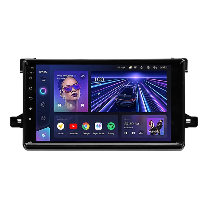 Navigatie Auto Teyes CC3 2K Toyota Prius XW50 2015-2020 6+128GB 9.5" QLED Octa-core 2Ghz, Android 4G Bluetooth 5.1 DSP [1]