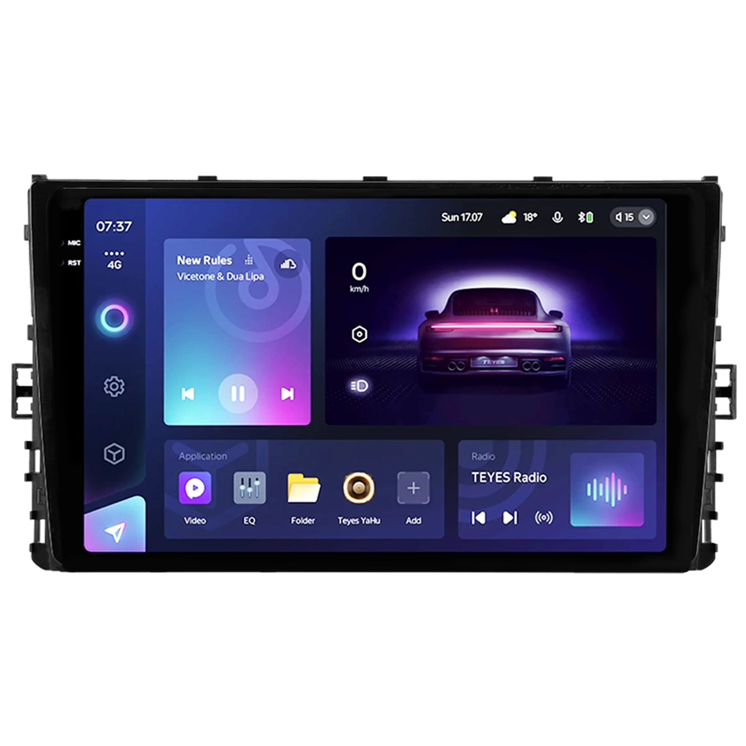 Navigatie Auto Teyes CC3 2K Volkswagen Jetta 7 2018-2022 4+64GB 9.5" QLED Octa-core 2Ghz, Android 4G Bluetooth 5.1 DSP [1]