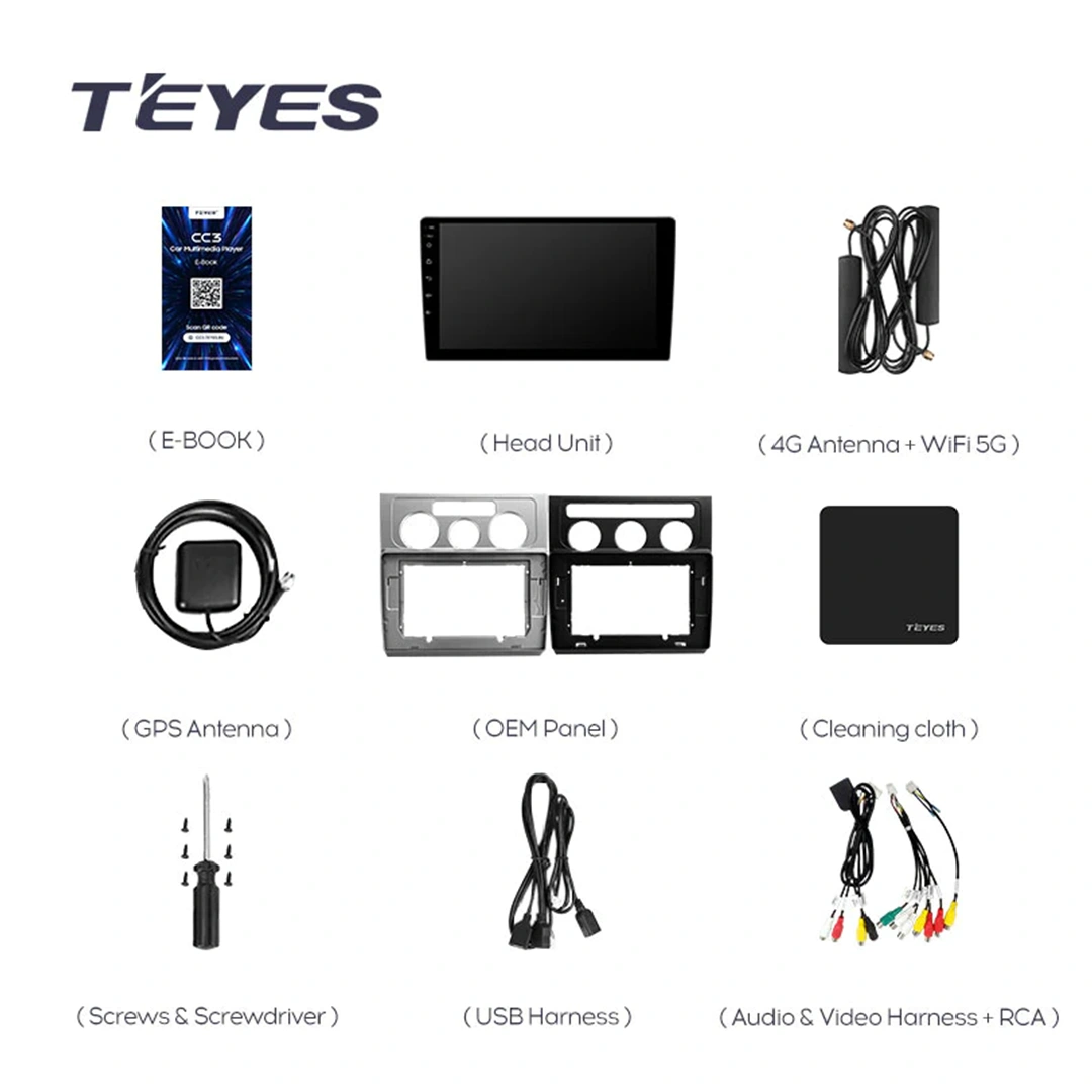 Navigatie Auto Teyes CC3 2K Volkswagen Touran 1 2003-2010 4+32GB 10.36" QLED Octa-core 2Ghz, Android 4G Bluetooth 5.1 DSP [10]