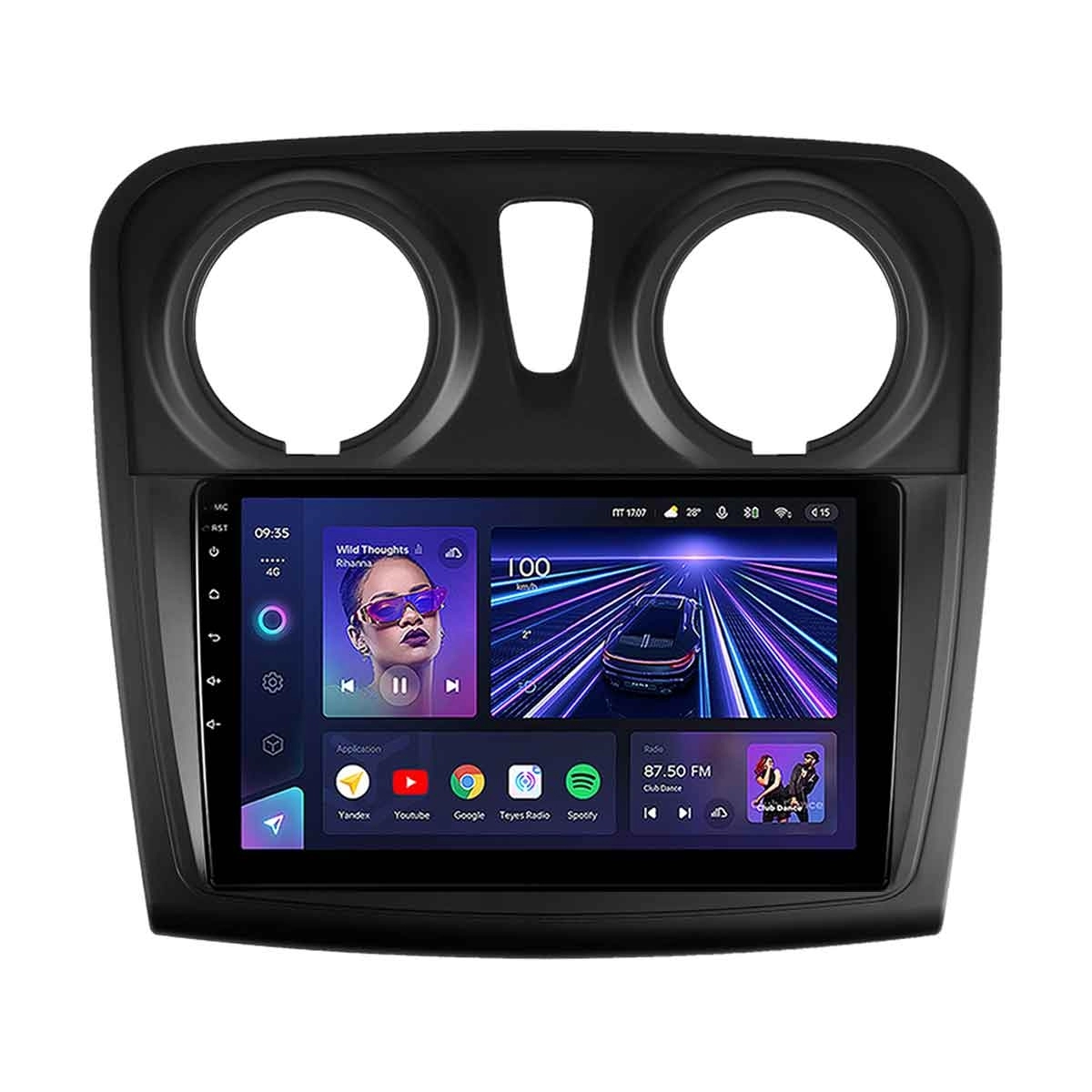 Navigatie Auto Teyes CC3 360 Dacia Sandero 2 2012-2016 6+128GB 9" QLED Octa-core 1.8Ghz Android 4G Bluetooth 5.1 DSP [1]