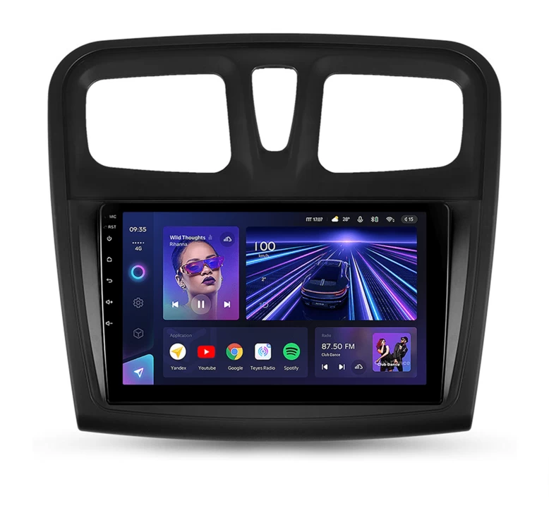 Navigatie Auto Teyes CC3 360° Dacia Sandero 2 2017-2022 6+128GB 9" QLED Octa-core 1.8Ghz, Android 4G Bluetooth 5.1 DSP [1]