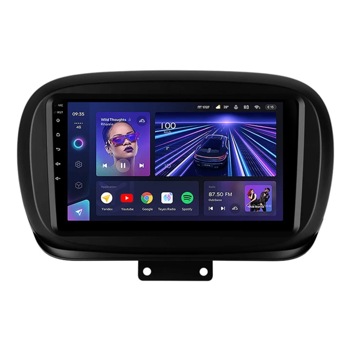 Navigatie Auto Teyes CC3 360 Fiat 500X 2014-2018 6+128GB 9" QLED Octa-core 1.8Ghz Android 4G Bluetooth 5.1 DSP [1]