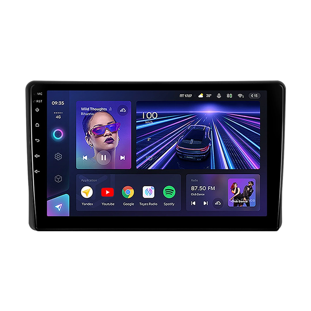 Navigatie Auto Teyes CC3 360° Fiat Panda 2003-2012 6+128GB 9" QLED Octa-core 1.8Ghz, Android 4G Bluetooth 5.1 DSP [1]