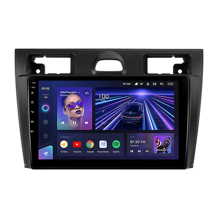 Navigatie Auto Teyes CC3 360° Ford Fiesta 5 2002-2008 6+128GB 9" QLED Octa-core 1.8Ghz, Android 4G Bluetooth 5.1 DSP [1]