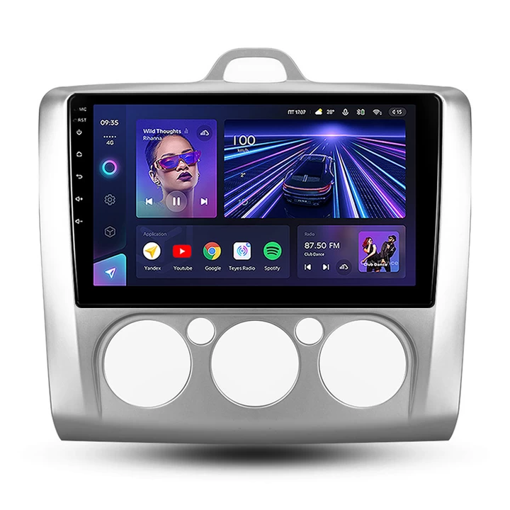 Navigatie Auto Teyes CC3 360° Ford Focus 2 2005-2010 6+128GB 9" QLED Octa-core 1.8Ghz, Android 4G Bluetooth 5.1 DSP [1]