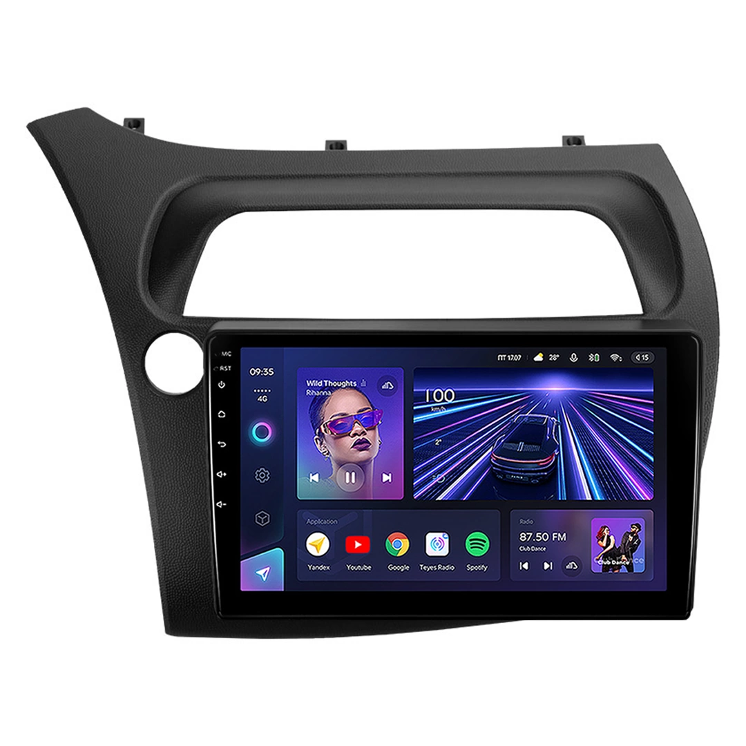 Navigatie Auto Teyes CC3 360° Honda Civic 8 2005-2012 6+128GB 9" QLED Octa-core 1.8Ghz, Android 4G Bluetooth 5.1 DSP [1]