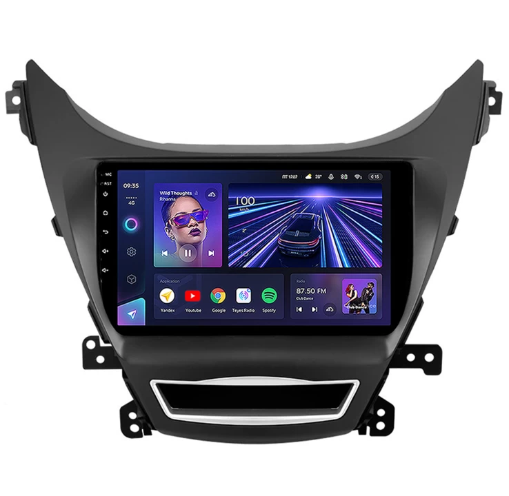Navigatie Auto Teyes CC3 360° Hyundai Elantra 5 2010-2016 6+128GB 9" QLED Octa-core 1.8Ghz, Android 4G Bluetooth 5.1 DSP [1]